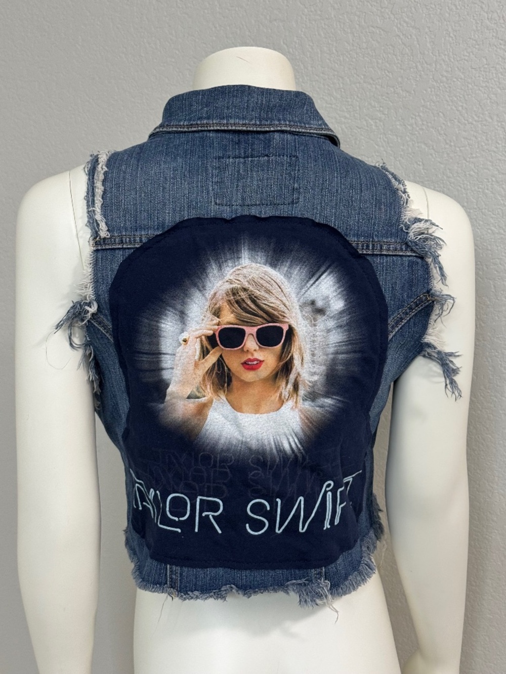 Upcycled Taylor Swift’s 1989 World Tour Vest